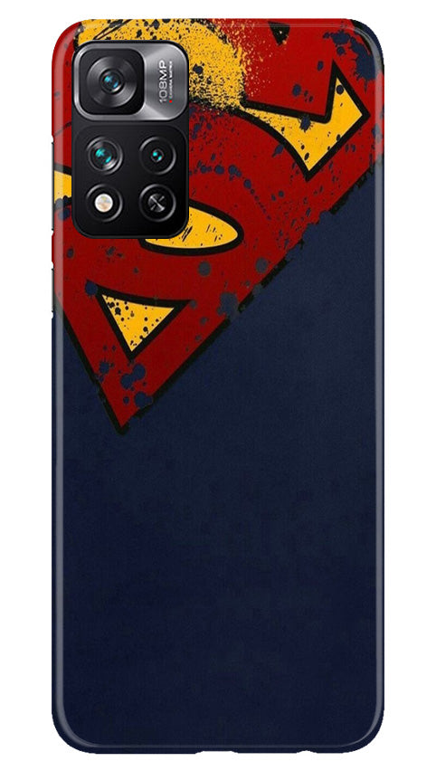 Superman Superhero Case for Xiaomi Mi 11i 5G  (Design - 125)