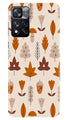 Leaf Pattern Art Case for Xiaomi Mi 11i 5G  (Design - 132)