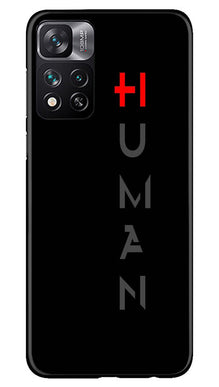 Human Mobile Back Case for Xiaomi Mi 11i 5G  (Design - 141)