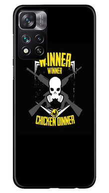 Winner Winner Chicken Dinner Mobile Back Case for Xiaomi Mi 11i 5G  (Design - 147)
