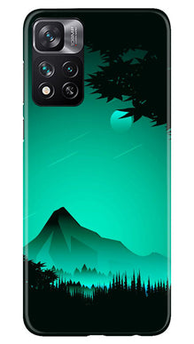 Moon Mountain Mobile Back Case for Xiaomi Mi 11i 5G (Design - 173)