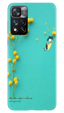 Pink Pattern Mobile Back Case for Xiaomi Mi 11i 5G (Design - 184)