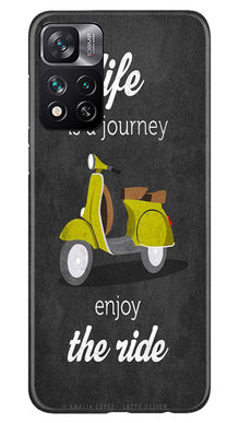 Vintage Scooter Mobile Back Case for Xiaomi Mi 11i 5G (Design - 229)
