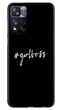 Like a Girl Boss Mobile Back Case for Xiaomi Mi 11i 5G (Design - 234)