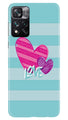 White Heart Case for Xiaomi Mi 11i 5G (Design No. 260)