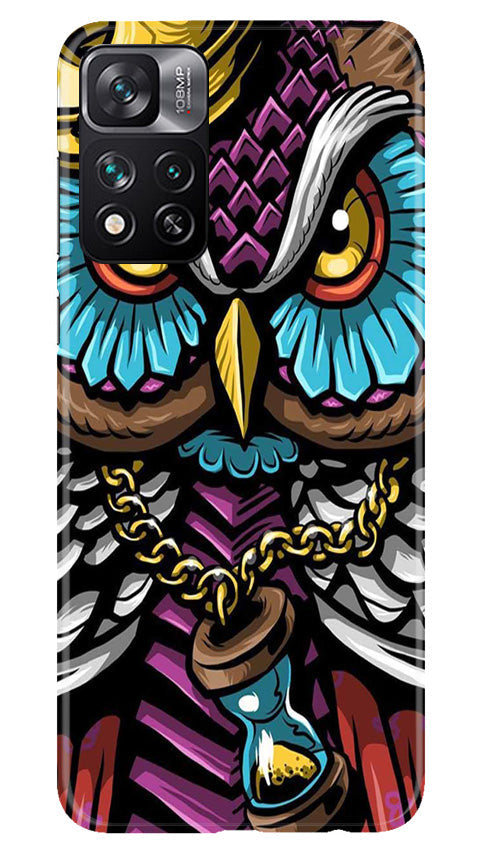 Owl Mobile Back Case for Xiaomi Mi 11i 5G (Design - 318)