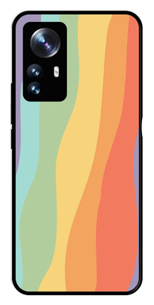 Muted Rainbow Metal Mobile Case for Xiaomi 12 Pro 5G