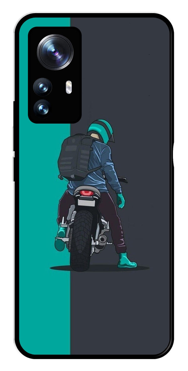 Bike Lover Metal Mobile Case for Xiaomi 12 Pro 5G   (Design No -05)