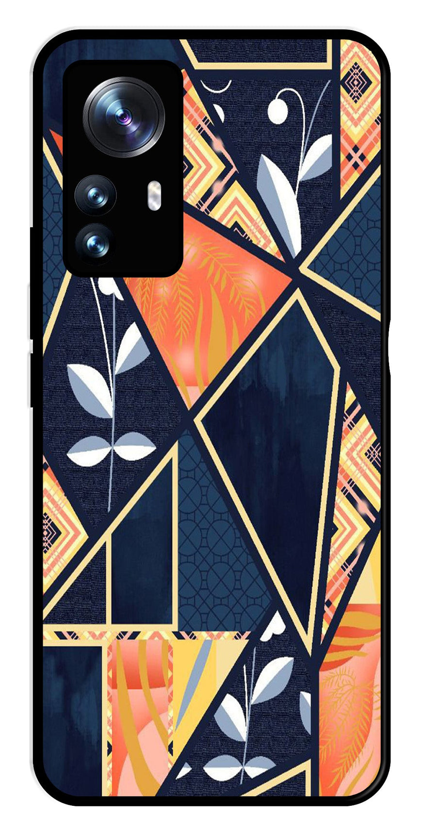 Marble Design Metal Mobile Case for Xiaomi 12 Pro 5G   (Design No -07)