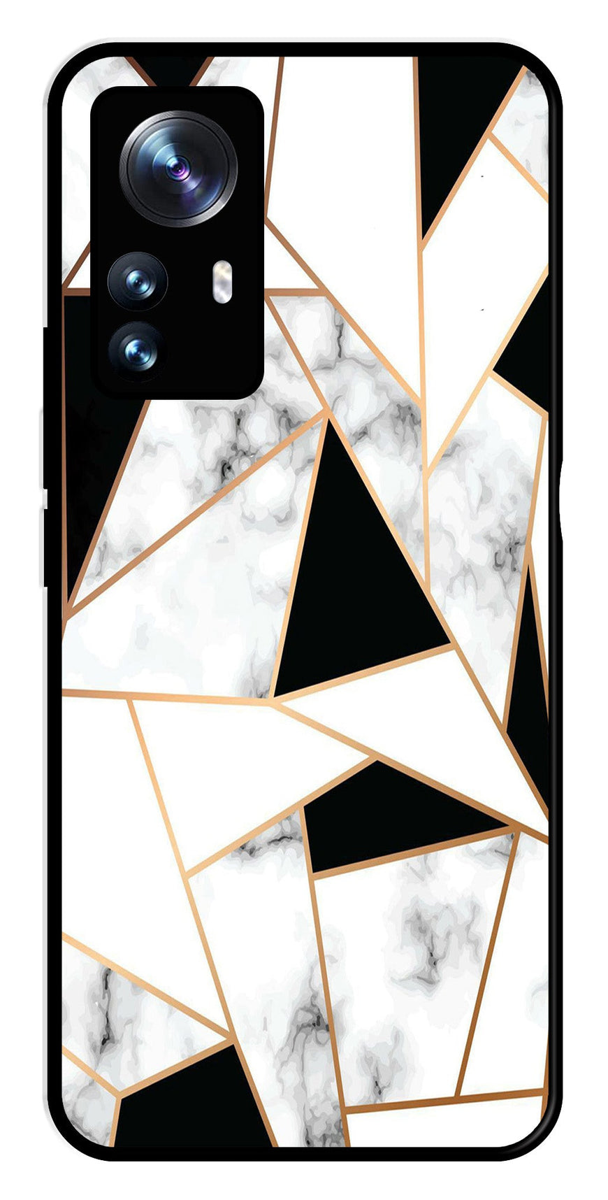 Marble Design2 Metal Mobile Case for Xiaomi 12 Pro 5G   (Design No -08)