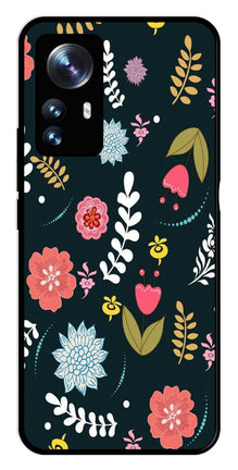 Floral Pattern2 Metal Mobile Case for Xiaomi 12 Pro 5G