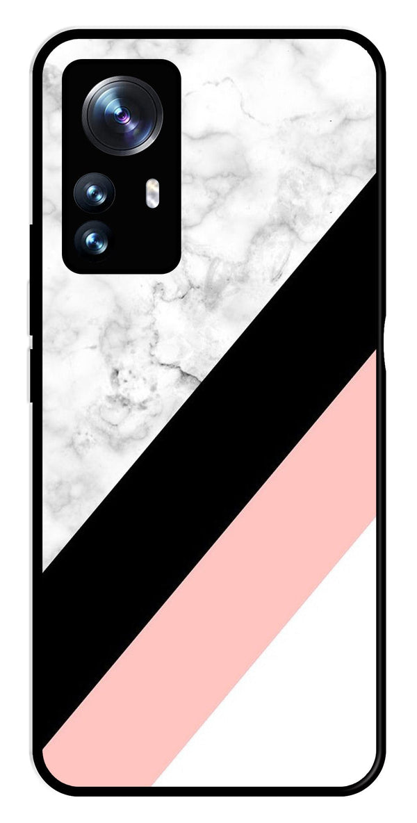 Marble Design Metal Mobile Case for Xiaomi 12 Pro 5G   (Design No -24)