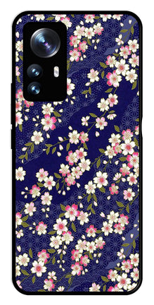 Flower Design Metal Mobile Case for Xiaomi 12 Pro 5G