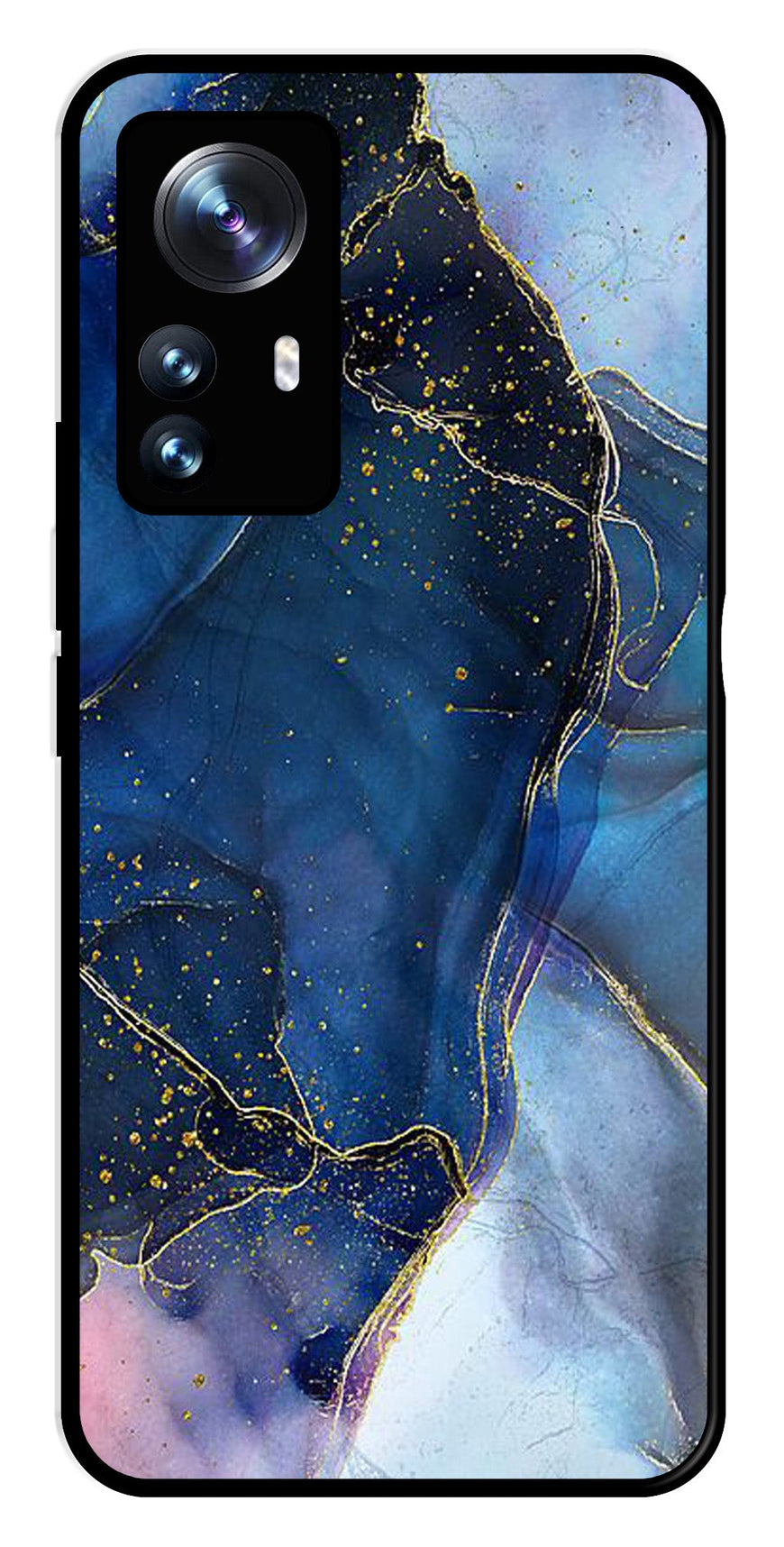 Blue Marble Metal Mobile Case for Xiaomi 12 Pro 5G   (Design No -34)
