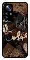 Coffee Pattern Metal Mobile Case for Xiaomi 12 Pro 5G   (Design No -37)