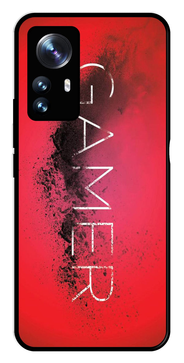Gamer Pattern Metal Mobile Case for Xiaomi 12 Pro 5G   (Design No -41)