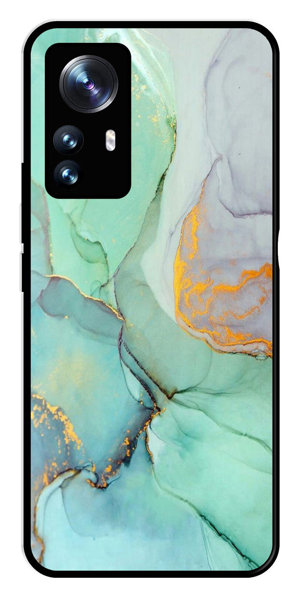 Marble Design Metal Mobile Case for Xiaomi 12 Pro 5G   (Design No -46)
