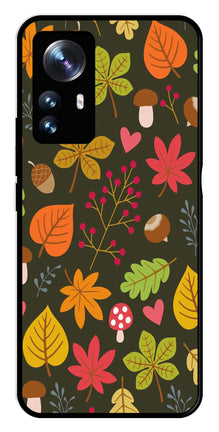 Leaves Design Metal Mobile Case for Xiaomi 12 Pro 5G