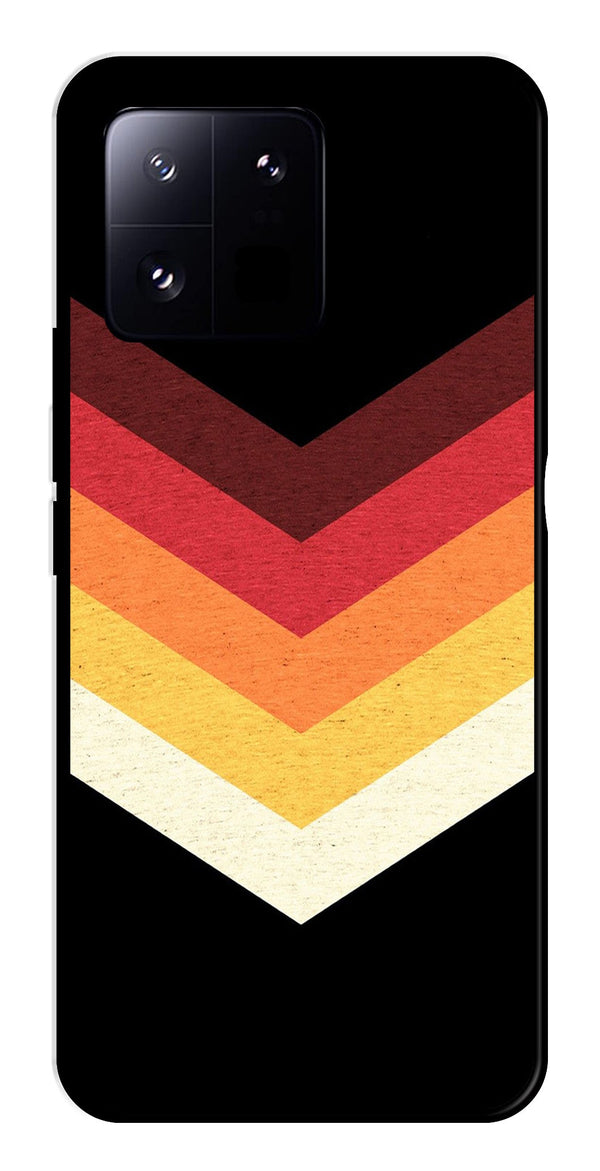 MultiColor Arrow Metal Mobile Case for Xiaomi 13 Pro 5G   (Design No -04)