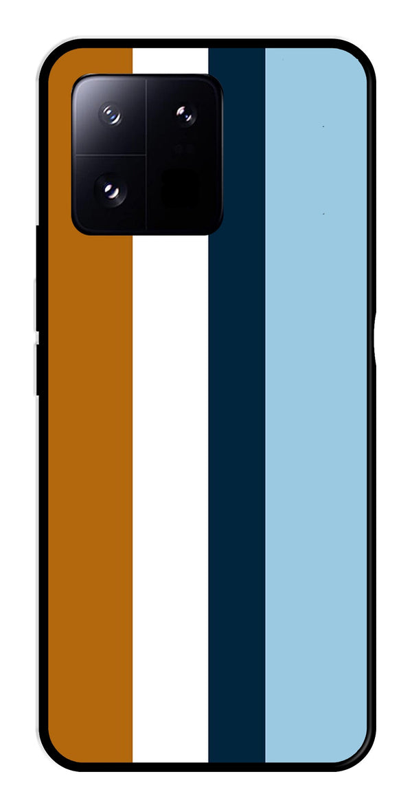 MultiColor Pattern Metal Mobile Case for Xiaomi 13 Pro 5G   (Design No -17)