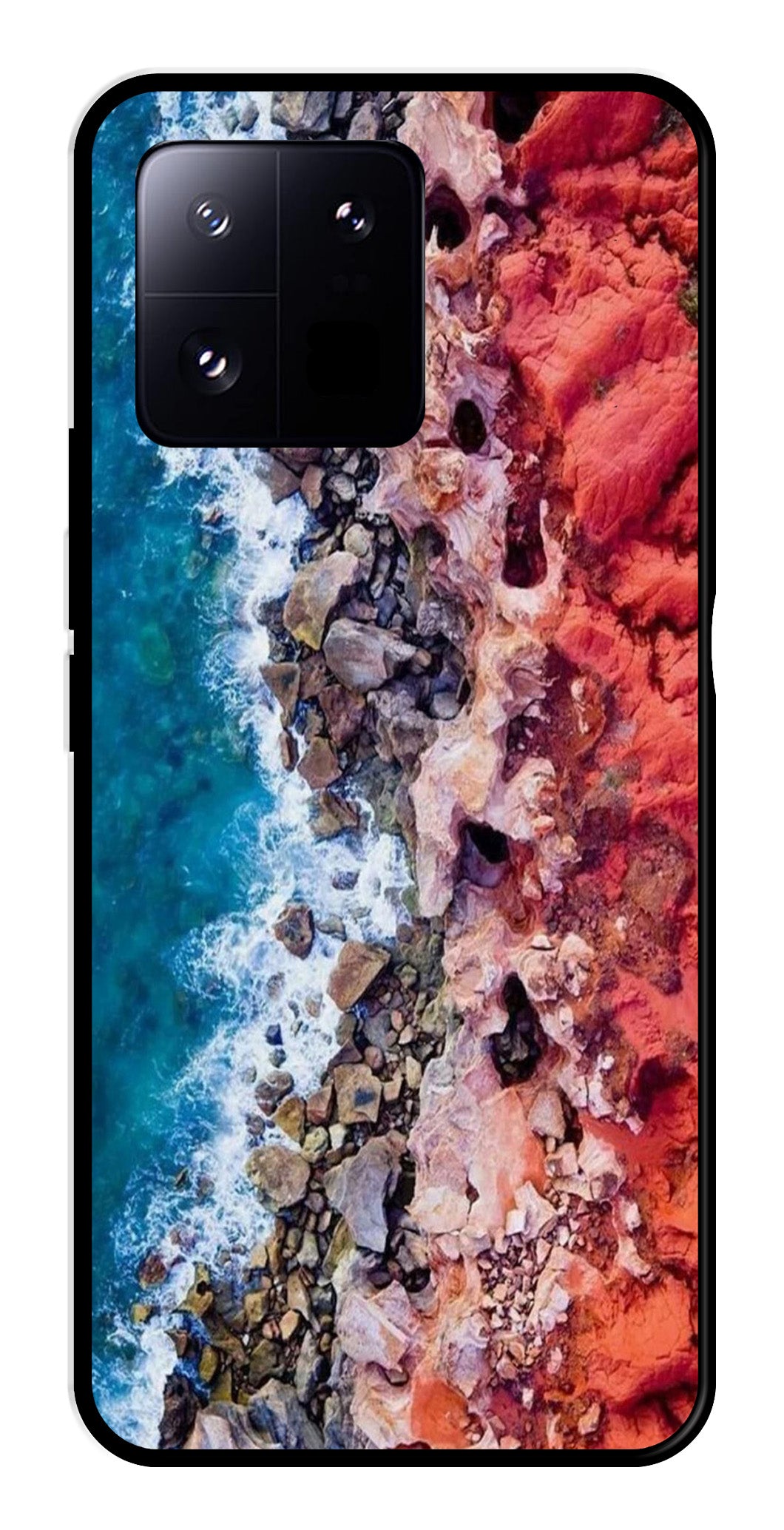 Sea Shore Metal Mobile Case for Xiaomi 13 Pro 5G   (Design No -18)