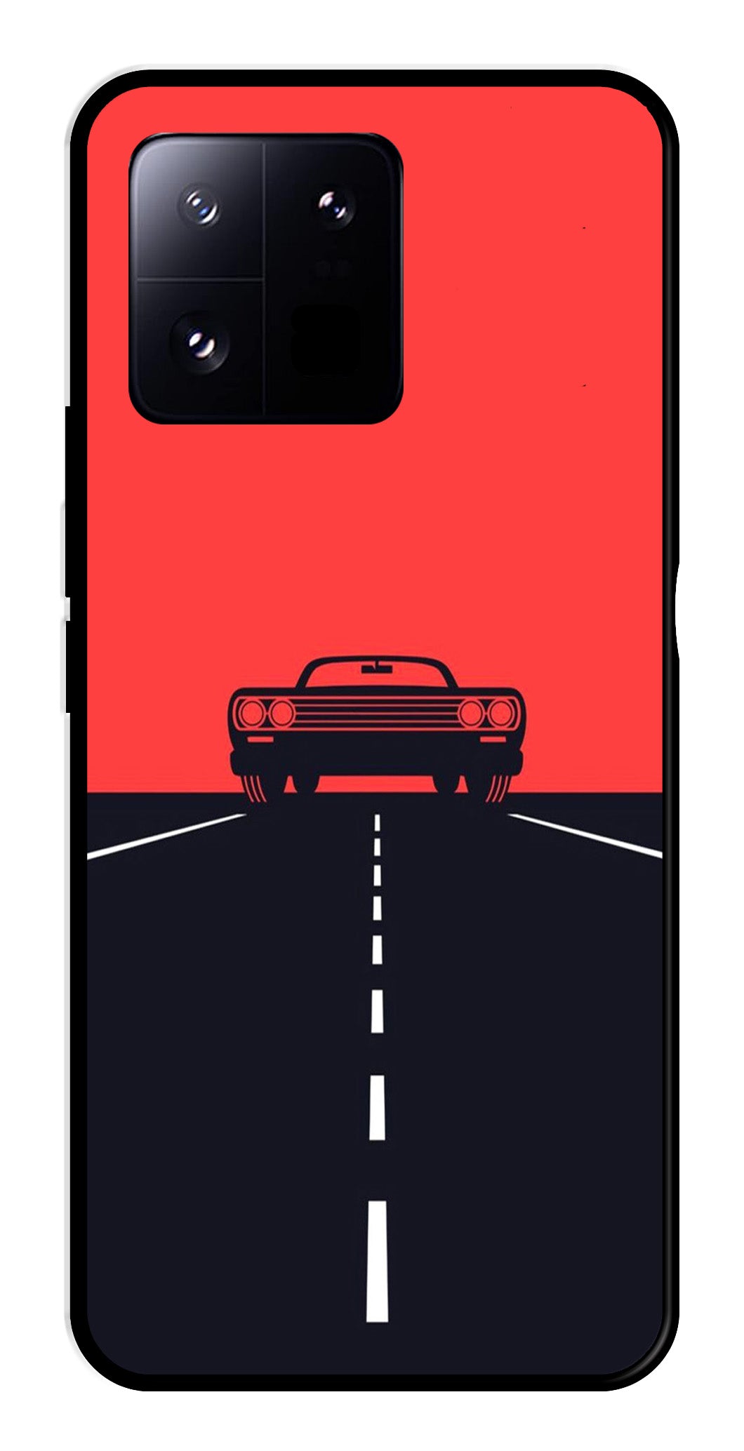 Car Lover Metal Mobile Case for Xiaomi 13 Pro 5G   (Design No -21)