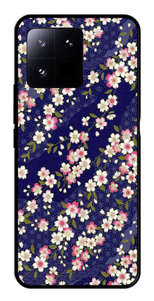 Flower Design Metal Mobile Case for Xiaomi 13 Pro 5G