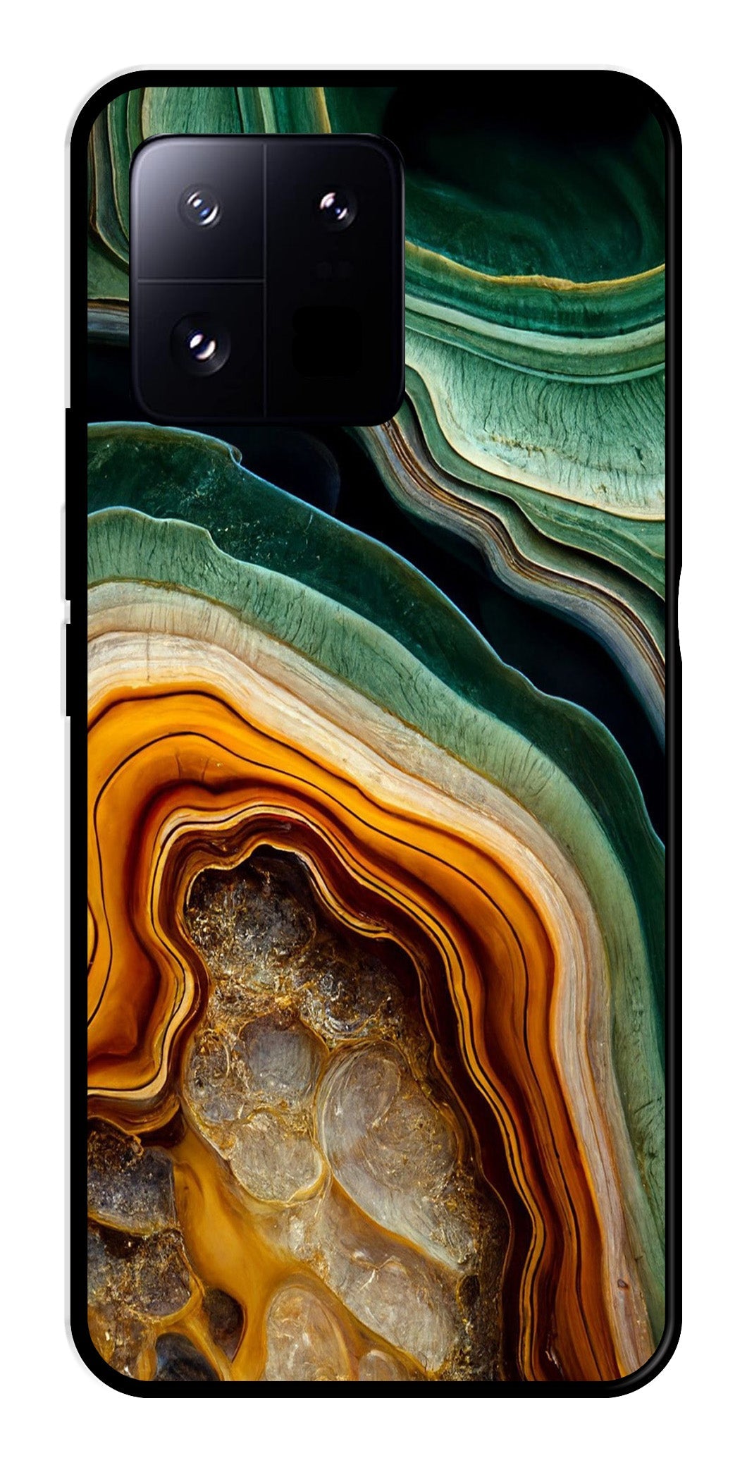 Marble Design Metal Mobile Case for Xiaomi 13 Pro 5G   (Design No -28)