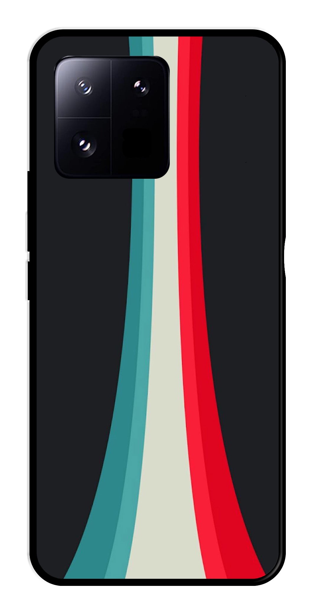 Modern Art Colorful Metal Mobile Case for Xiaomi 13 Pro 5G   (Design No -48)