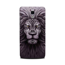 Lion Mobile Back Case for Mi 4  (Design - 315)