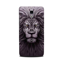 Lion Mobile Back Case for Mi 4  (Design - 315)