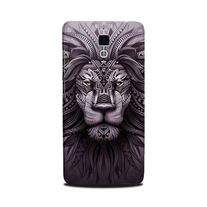 Lion Mobile Back Case for Mi 4  (Design - 315)
