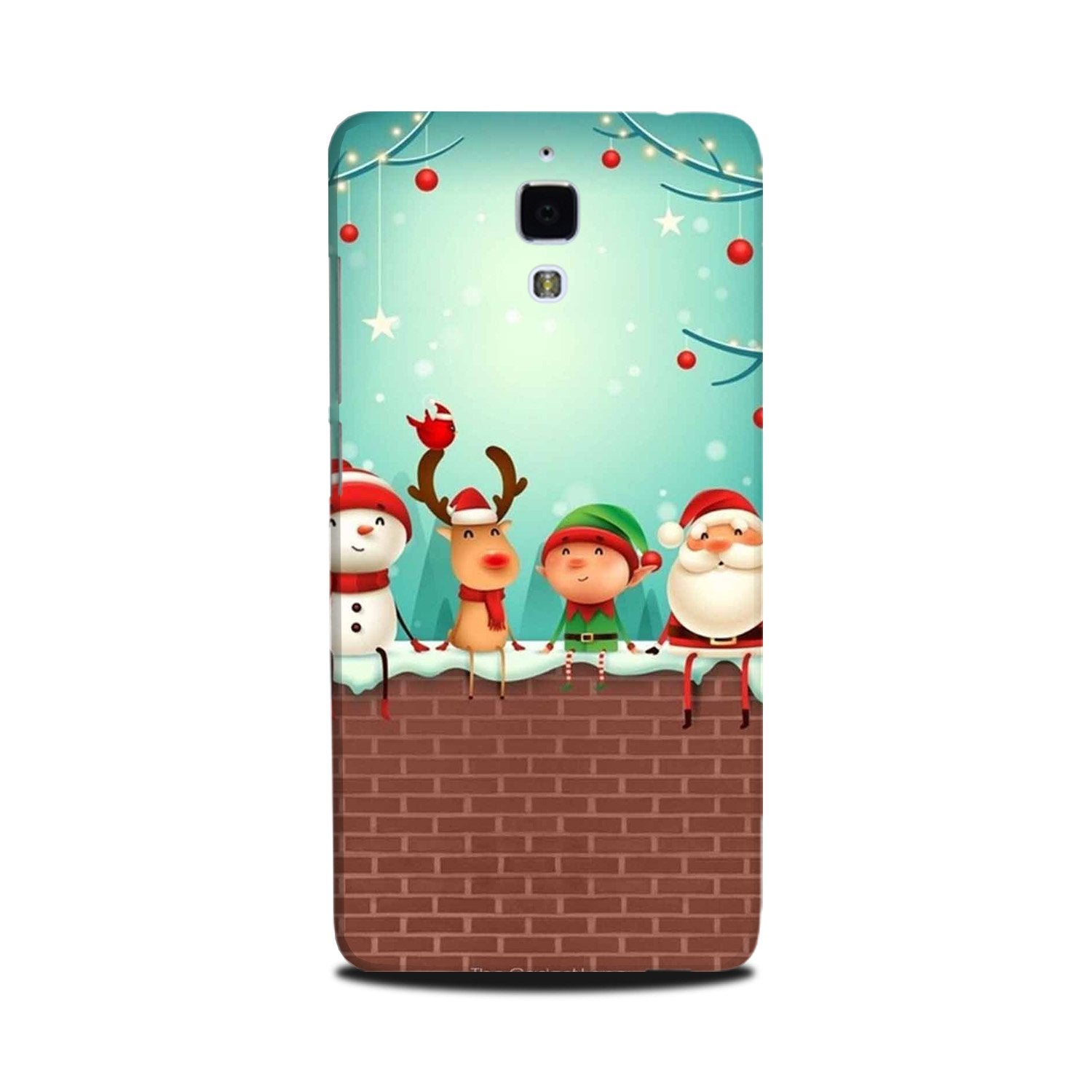 Santa Claus Mobile Back Case for Mi 4(Design - 334)
