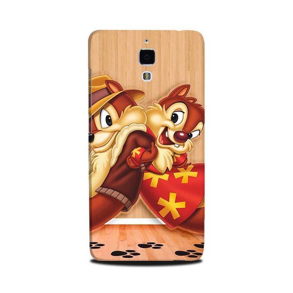Chip n Dale Mobile Back Case for Mi 4  (Design - 335)