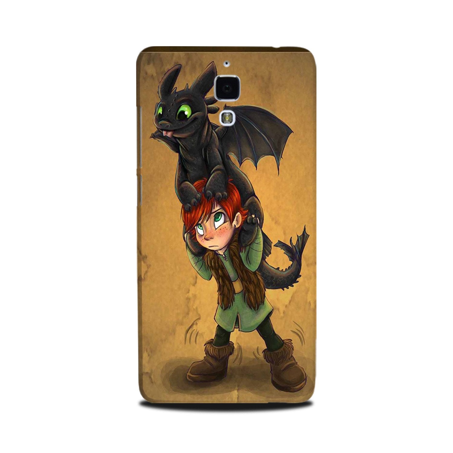 Dragon Mobile Back Case for Mi 4(Design - 336)
