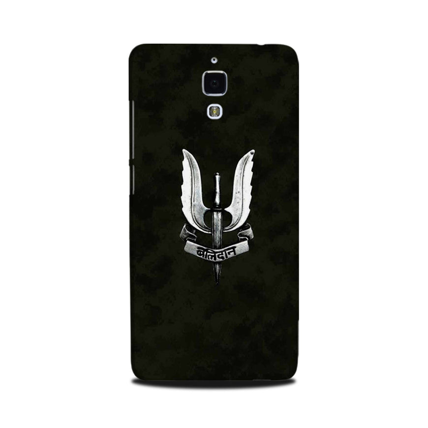 Balidaan Mobile Back Case for Mi 4  (Design - 355)