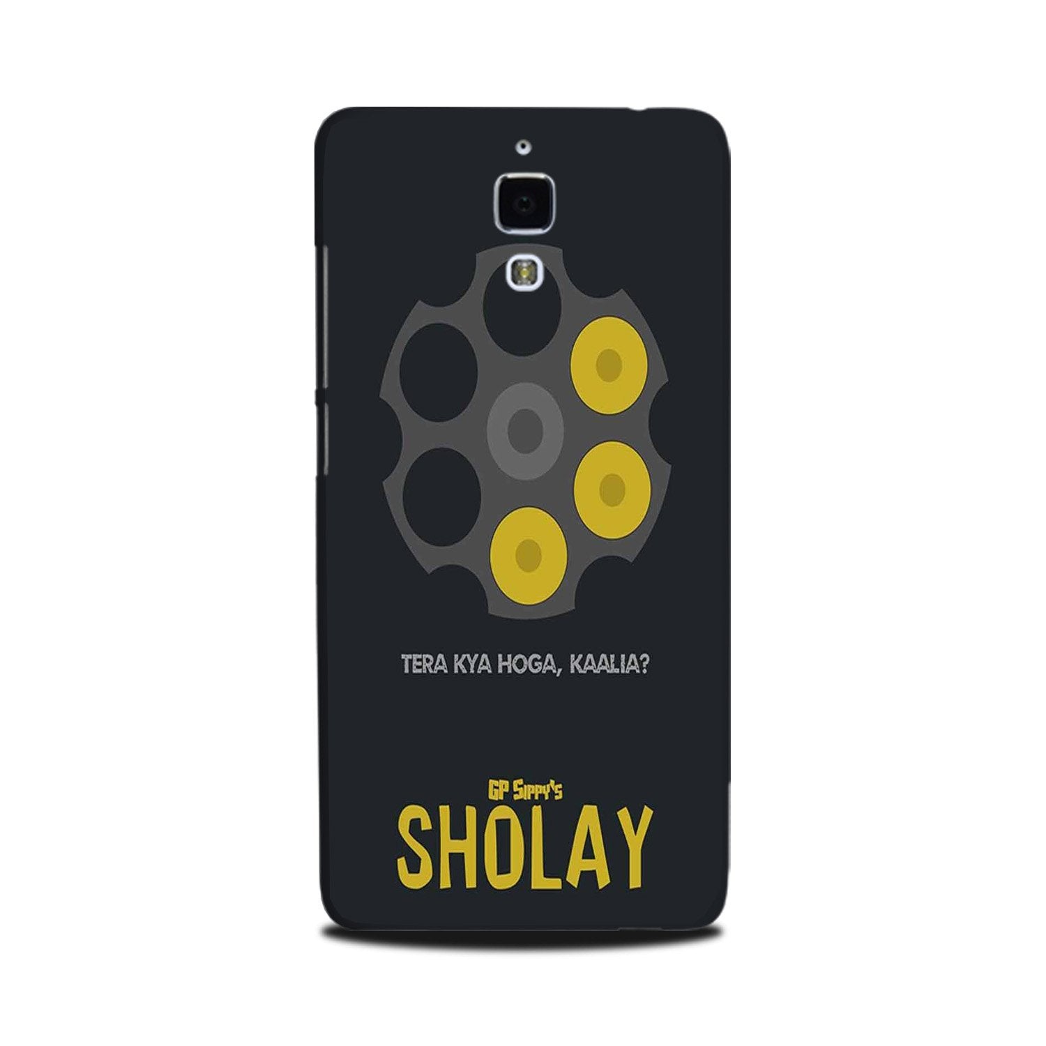 Sholay Mobile Back Case for Mi 4(Design - 356)