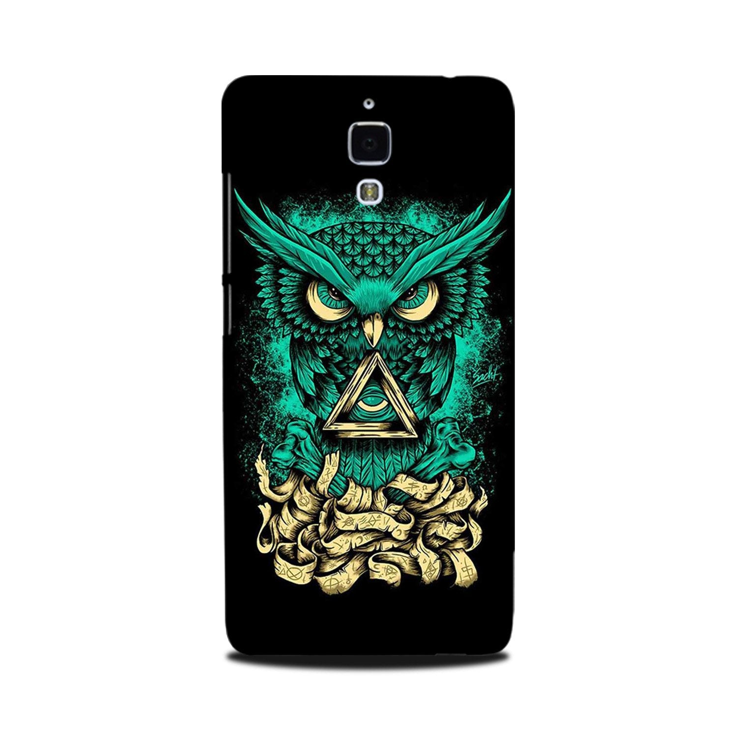 Owl Mobile Back Case for Mi 4(Design - 358)