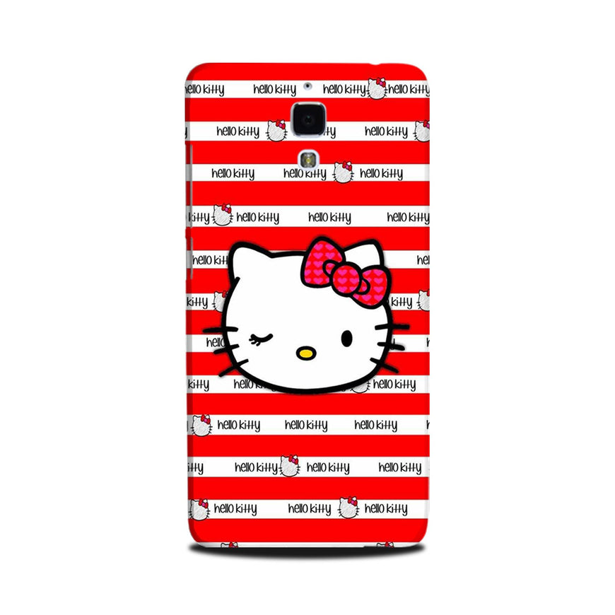 Hello Kitty Mobile Back Case for Mi 4  (Design - 364)