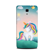 Unicorn Mobile Back Case for Mi 4  (Design - 366)