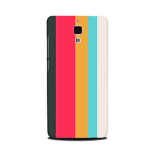 Color Pattern Mobile Back Case for Mi 4  (Design - 369)