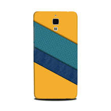 Diagonal Pattern Mobile Back Case for Mi 4  (Design - 370)