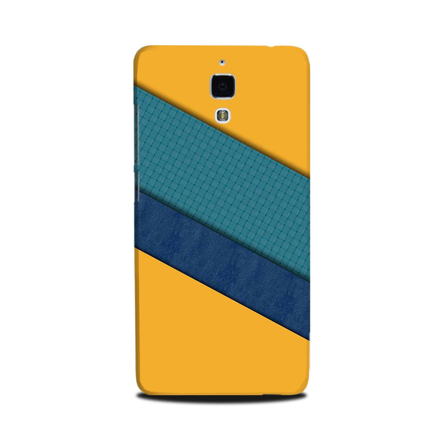 Diagonal Pattern Mobile Back Case for Mi 4  (Design - 370)