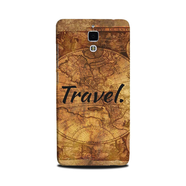 Travel Mobile Back Case for Mi 4  (Design - 375)