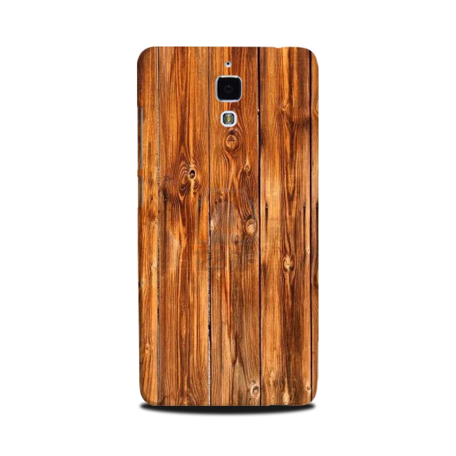 Wooden Texture Mobile Back Case for Mi 4(Design - 376)