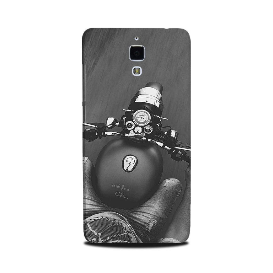 Royal Enfield Mobile Back Case for Mi 4  (Design - 382)