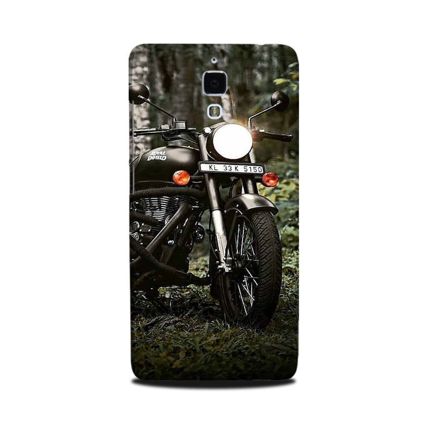 Royal Enfield Mobile Back Case for Mi 4  (Design - 384)