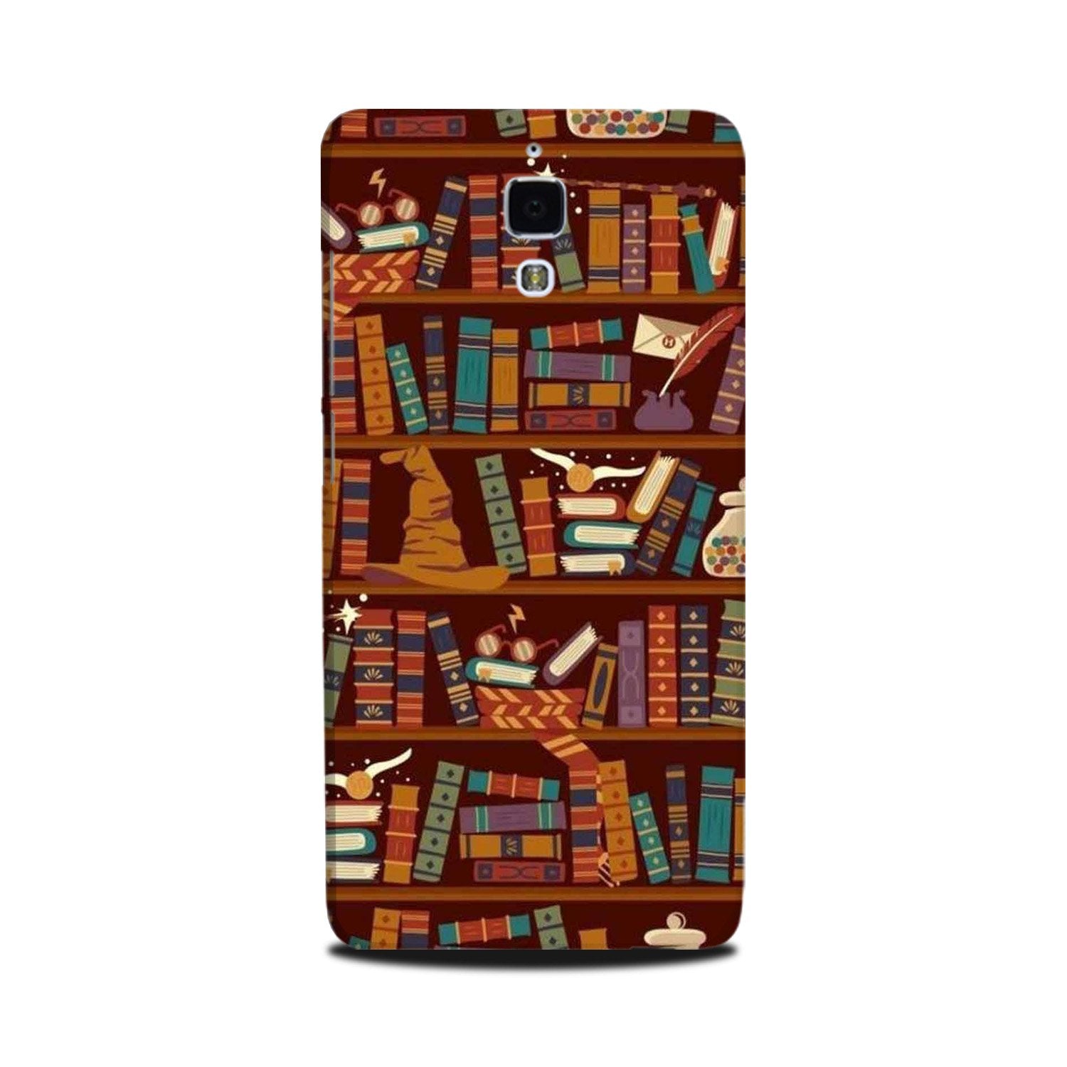 Book Shelf Mobile Back Case for Mi 4(Design - 390)