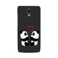 Panda Love Mobile Back Case for Mi 4  (Design - 398)