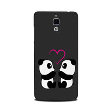 Panda Love Mobile Back Case for Mi 4  (Design - 398)